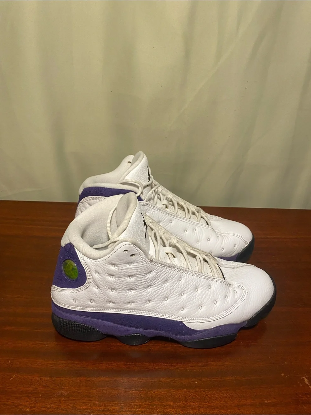Nike Air Jordan 13 Retro Lakers White Purple size 10.5 Used